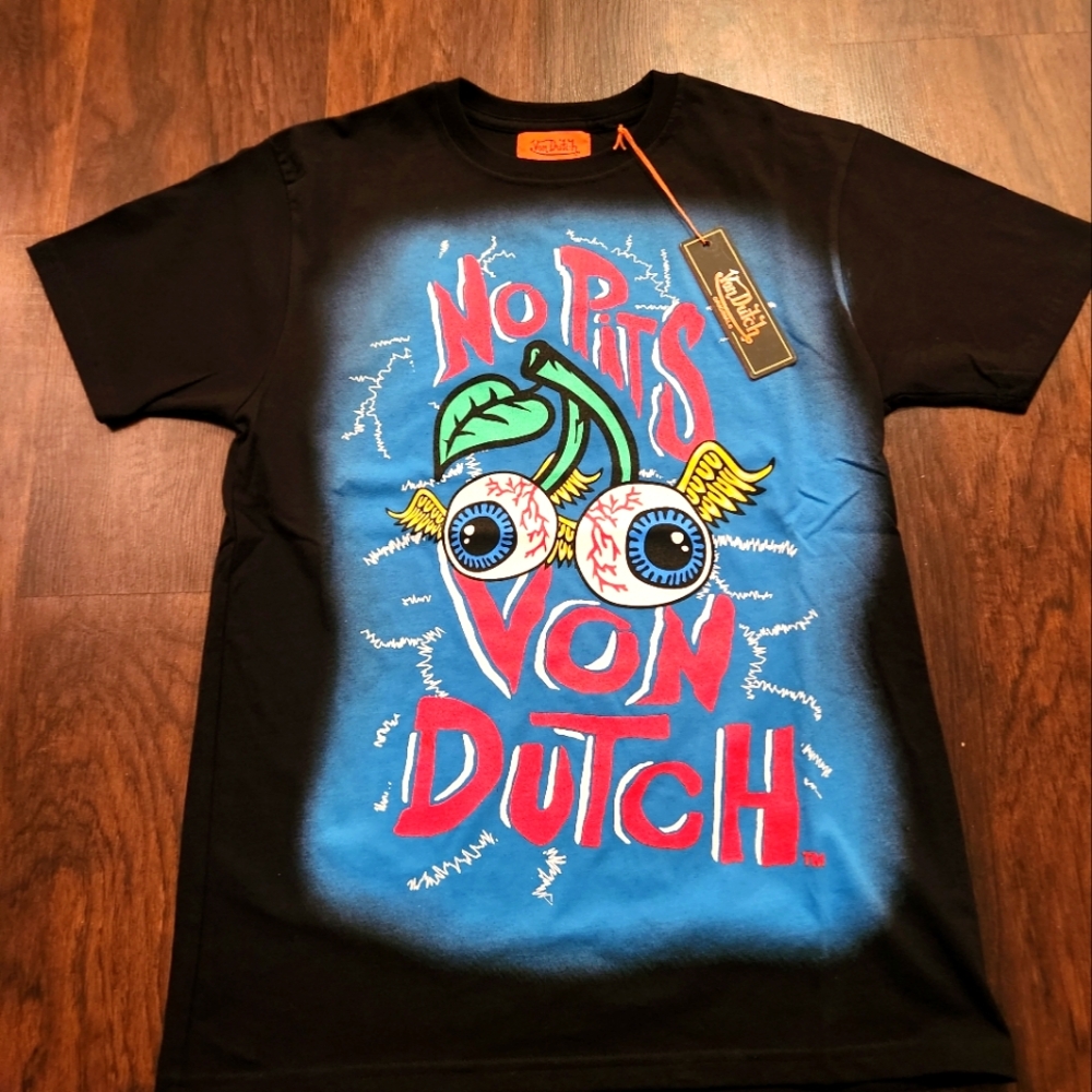 Black Von Dutch "No Pits" Collection size M